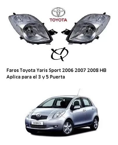 Faro Toyota Yaris Sport 2006 2007 2008 2009 | MercadoLibre