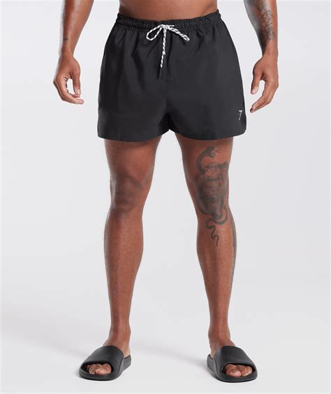 Gymshark 3 Swim Shorts Black Gymshark
