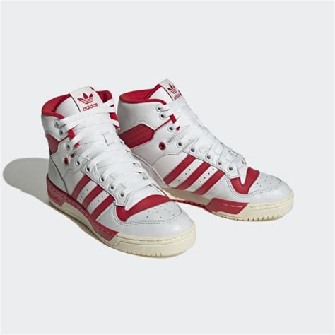 Adidas Rivalry Hi Shoes White Womens Basketball Adidas Us