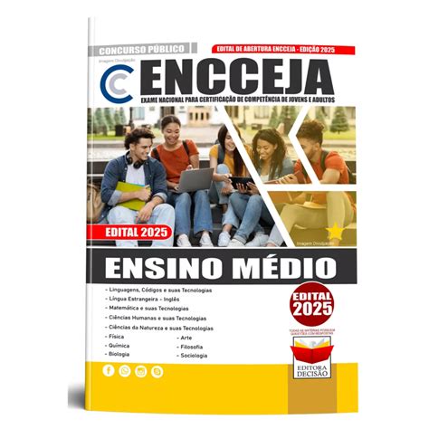 Apostila Encceja 2025 Ensino Médio - Apostila Encceja - Ensino Médio - Nível Médio 2025 | Shopee Brasil