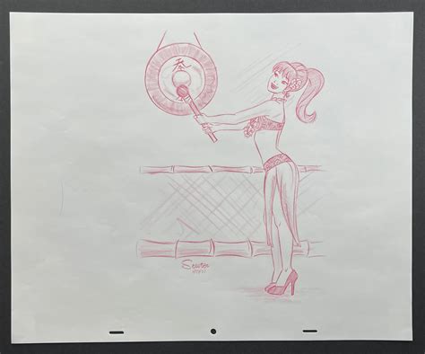 The Gong Original Conceptual Sketch – Art of Scooter