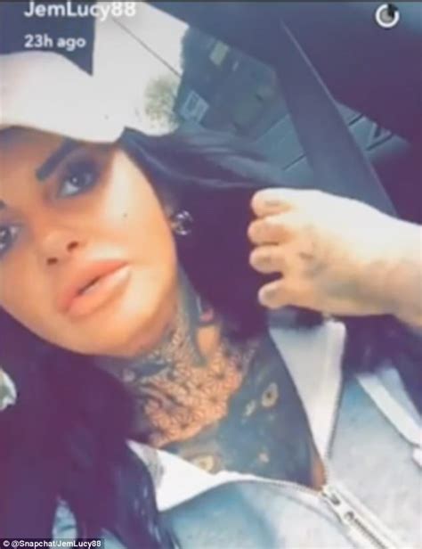 Naked Jemma Lucy Flaunts Her Surgically Enhanced Cleavage Daily Mail Online