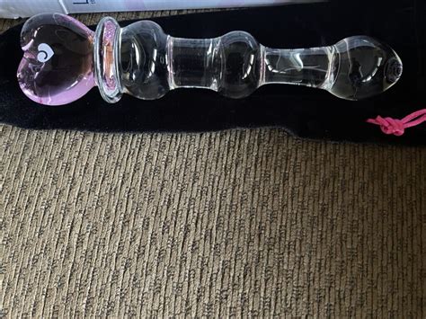 Lovehoney Crystal Heart Wavy Glass Dildo Review Tried Tested
