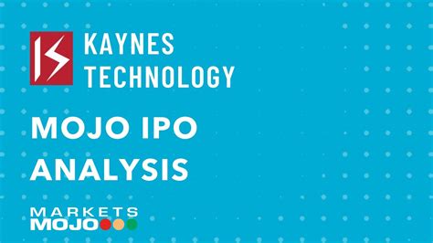 Kaynes Technology Mojo Ipo Analysis Youtube