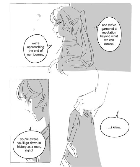 Housed In Your Heart A Gl Masc Lesbian Himmel Frieren Comic Note This Is Just A Headcanon