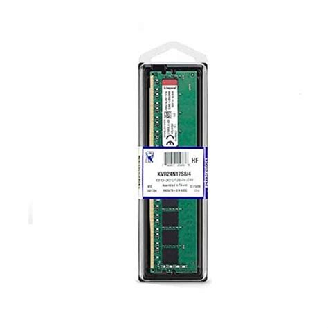 RAM KINGSTON 4GB DDR4 2400Mhz CL17 Longdimm KVR24N17S8/4 - Toko ...