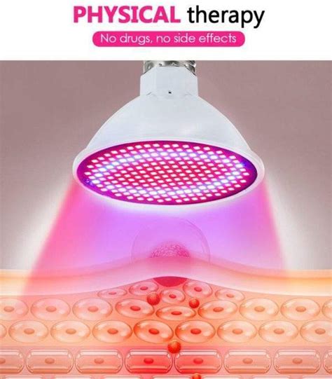 Red Light Therapy Lamp Deep Blue Red 660nm Near Infrared 850nm For Full