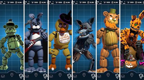 FNAF AR Halloween Animatronics Workshop Animations YouTube