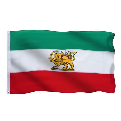 Flagwin Old Iran Flag Historic Persian Flags 3x5 Heavy Duty Outdoor