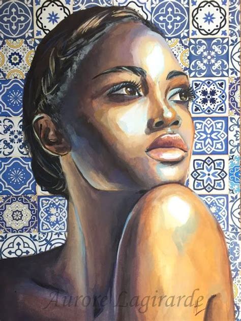 Maravilha Portrait Peinture Portrait Dessin Peinture Femme