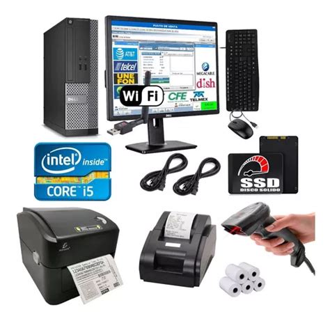 Kit Punto Venta Pc Core I5 8gb 240gb Lector Impresoras Meses Sin