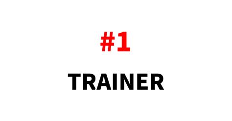 number one trainer - Trainer - T-Shirt | TeePublic