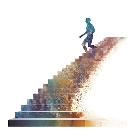 Premium AI Image | Rising above challenges motivational artwork ...