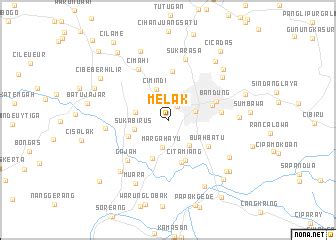 melak indonesia map nonanet