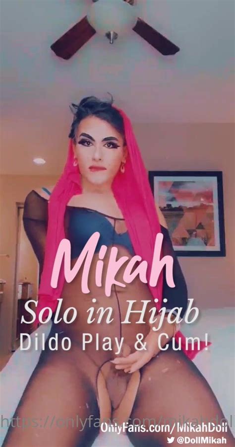 Watch Free Mikahdoll Mikah In Hijab Solo Dildo Anal Cumshot Finale P