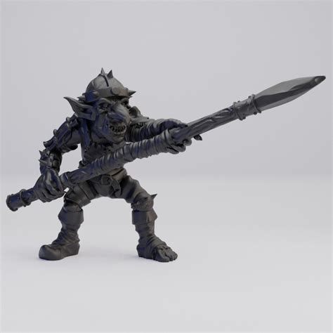 Hot Goblin Goblin Guard With Spear