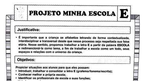 Modelo De Projeto Escolar - Modelo De Projeto Escolar - NAZAEDU