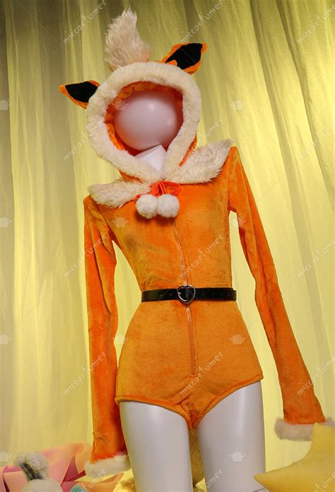 Plus Size Halloween Plush Hooded Romper And Socks PM Derivative Sexy Lingerie Bodysuit Top