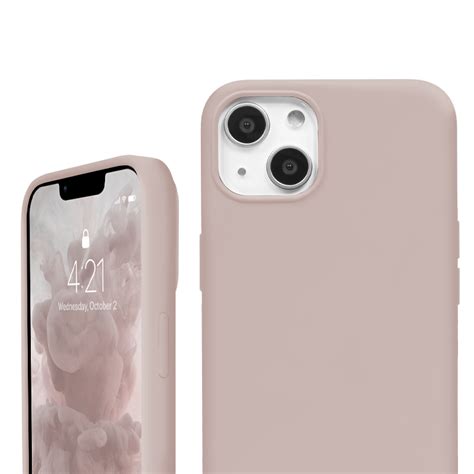 Anti Shock Silicone Case For Iphone 13 Mini Sand Pink