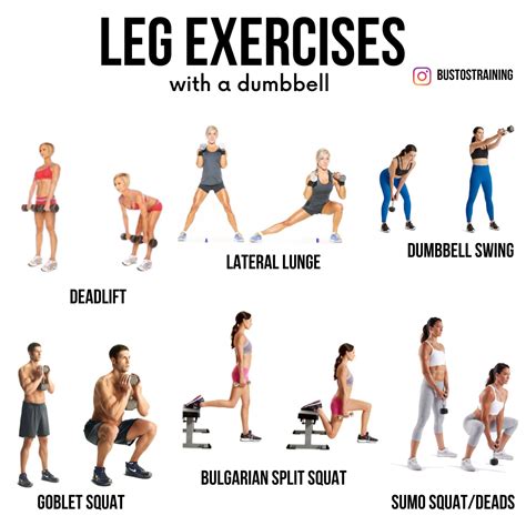Printable Dumbbell Leg Workout | Plan Your Year Easily!