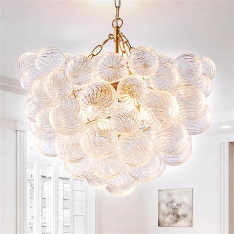 beypan bubble glass chandelier pendant lights fixture