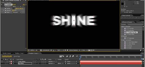 How to Create shine effects in After Effects without a plugin « After ...