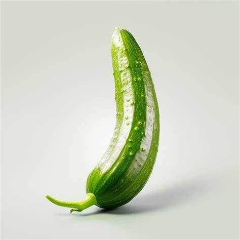Premium AI Image Photorealistic Hot House Cucumber