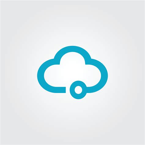 cloud technology logo design template  vector art  vecteezy