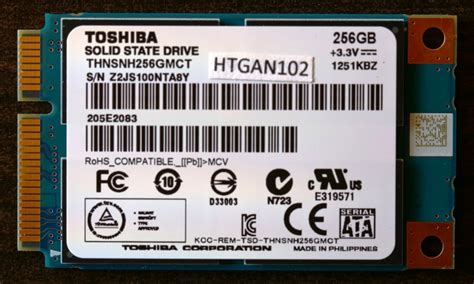 Toshiba mSATA Client SSD Review (256GB) - Top Tier Performance in an ...