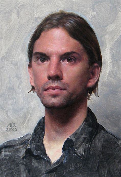 Anthony Ryder B Oil On Canvas Figurative Art Male Head