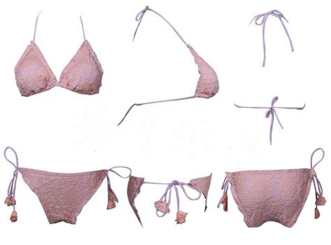 Sexy Lace Bikini Swimsuit Split Vg Mn On Luulla