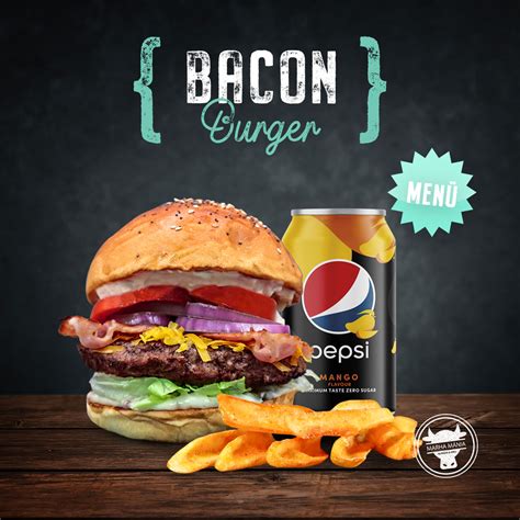 Bacon Burger Menü Marhamánia