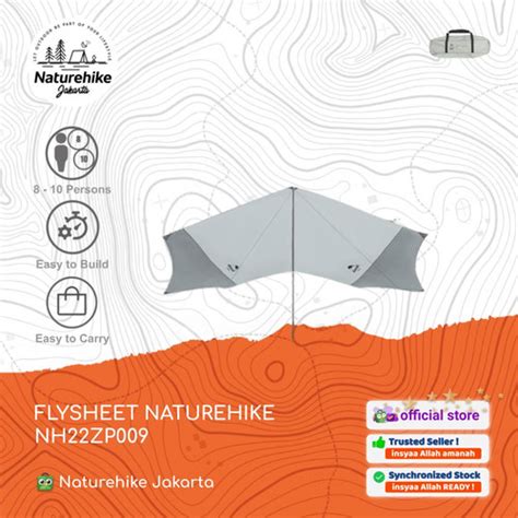 Promo FLYSHEET TENDA CAMPING SHELTER KANOPI NATUREHIKE NH22ZP009