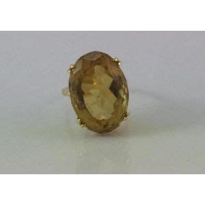 Birks 18ct Yellow Gold Stone Set Ring Size L Rings Jewellery