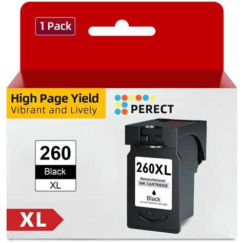 260xl Pg260 Xl Black Ink Cartridge Compatible With Canon 260 Ink For