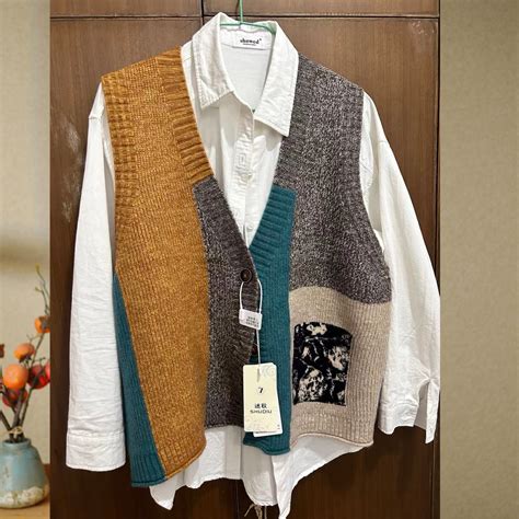 ÁO LEN GI LÊ CARDIGAN PHONG CÁCH NỐI MÀU VÀNG HOT TREND AIRUI
