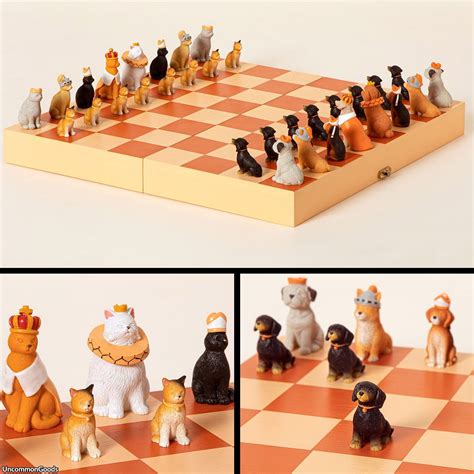 Dogs Vs Cats Chess Set Home Design Garden And Architecture Blog Magazine