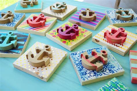 Simple Anchor Craft Tutorial Lds Girls Camp Craft Ideas