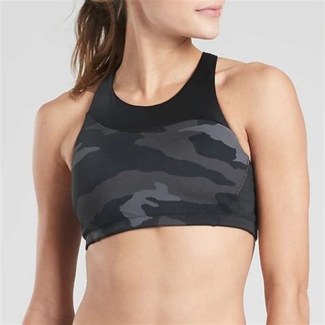 Athleta Swim Athleta Freestyle Camo High Neck Bikini Top Size L Poshmark