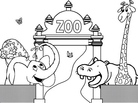 Zoo Coloring Pages Printable - modern creative ideas