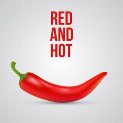 Red Hot Chili Pepper Realistic D Royalty Free Vector Image