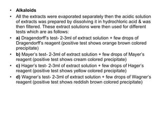 Alkaloids PPT