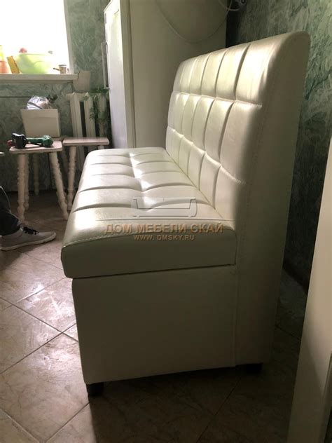 Кухонный диван-скамья Модерн 1200, белый - купить в Москве недорого по ...