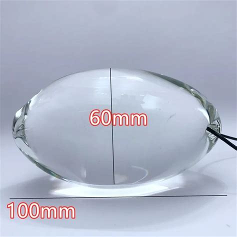 6 Cm Ano Masaje Masturbación Vidrio Anal Butt Plug Huevo Grande Juguetes Sexuales Para Mujeres