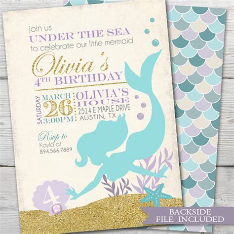 14 Under The Sea Birthday Invitation Examples To Download