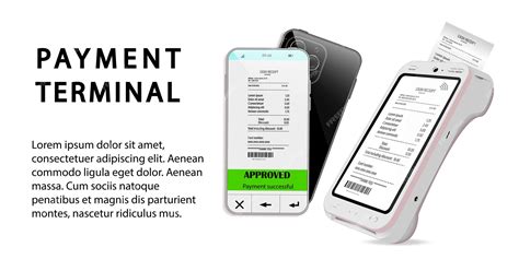 Векторный реалистичный черный 3d платежный автомат крупный план pos ...