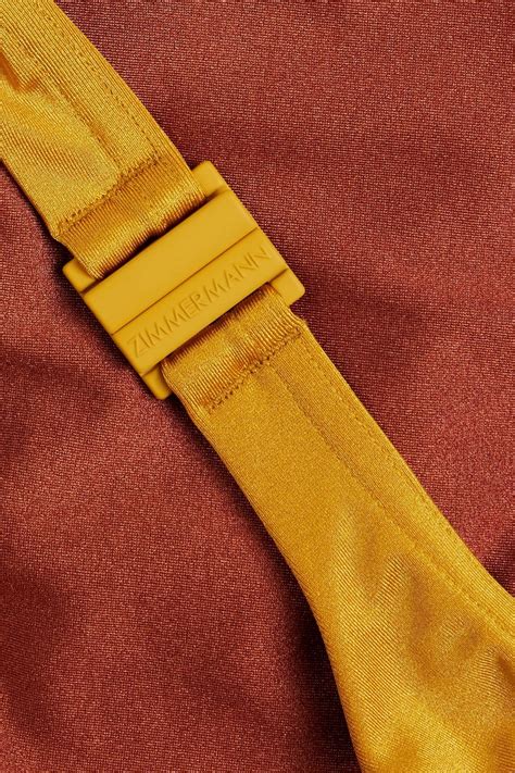 ZIMMERMANN Two Tone Bikini Sale Up To Off THE OUTNET