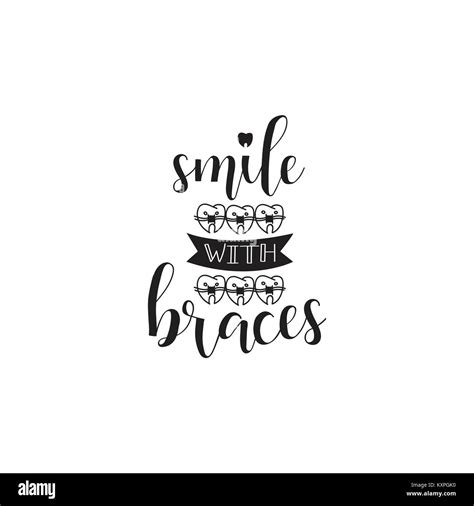 Orthodontic Braces Kids Stock Vector Images Alamy