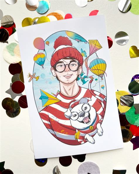 Hot Wheres Wally Waldo Mini X Photo Print Etsy
