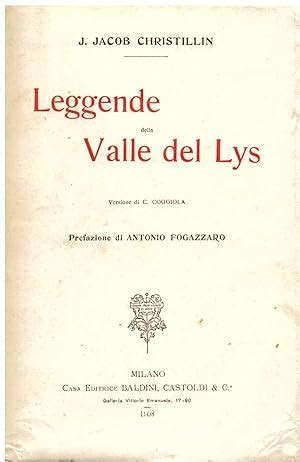 Leggende Della Valle Del Lys Valle D Aosta Versione Di C Coggiola